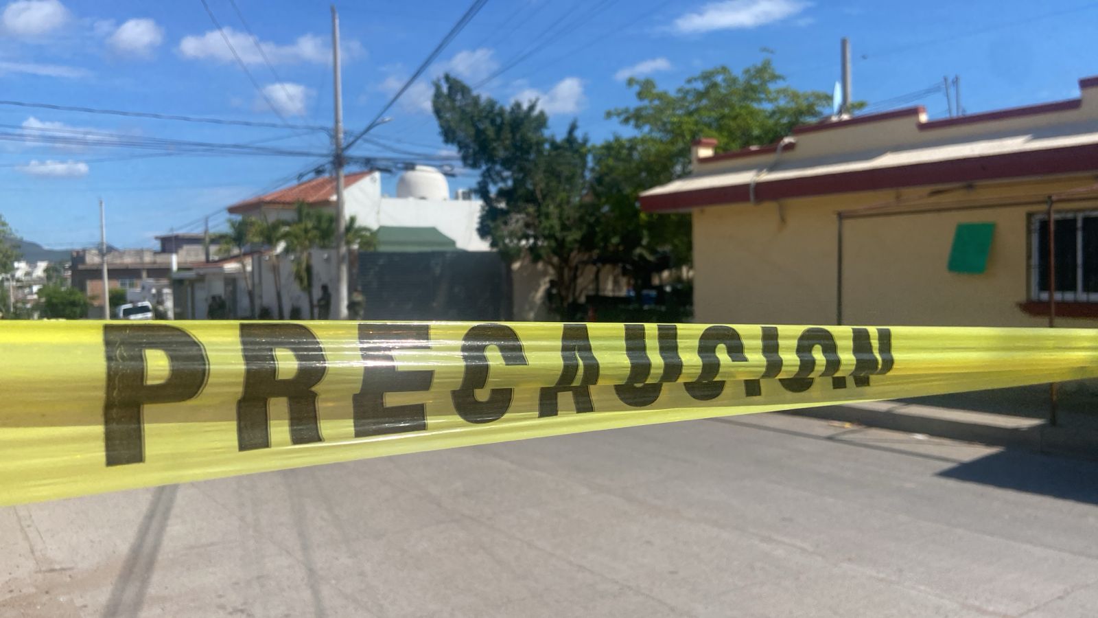 Zona donde ocurrió balacera