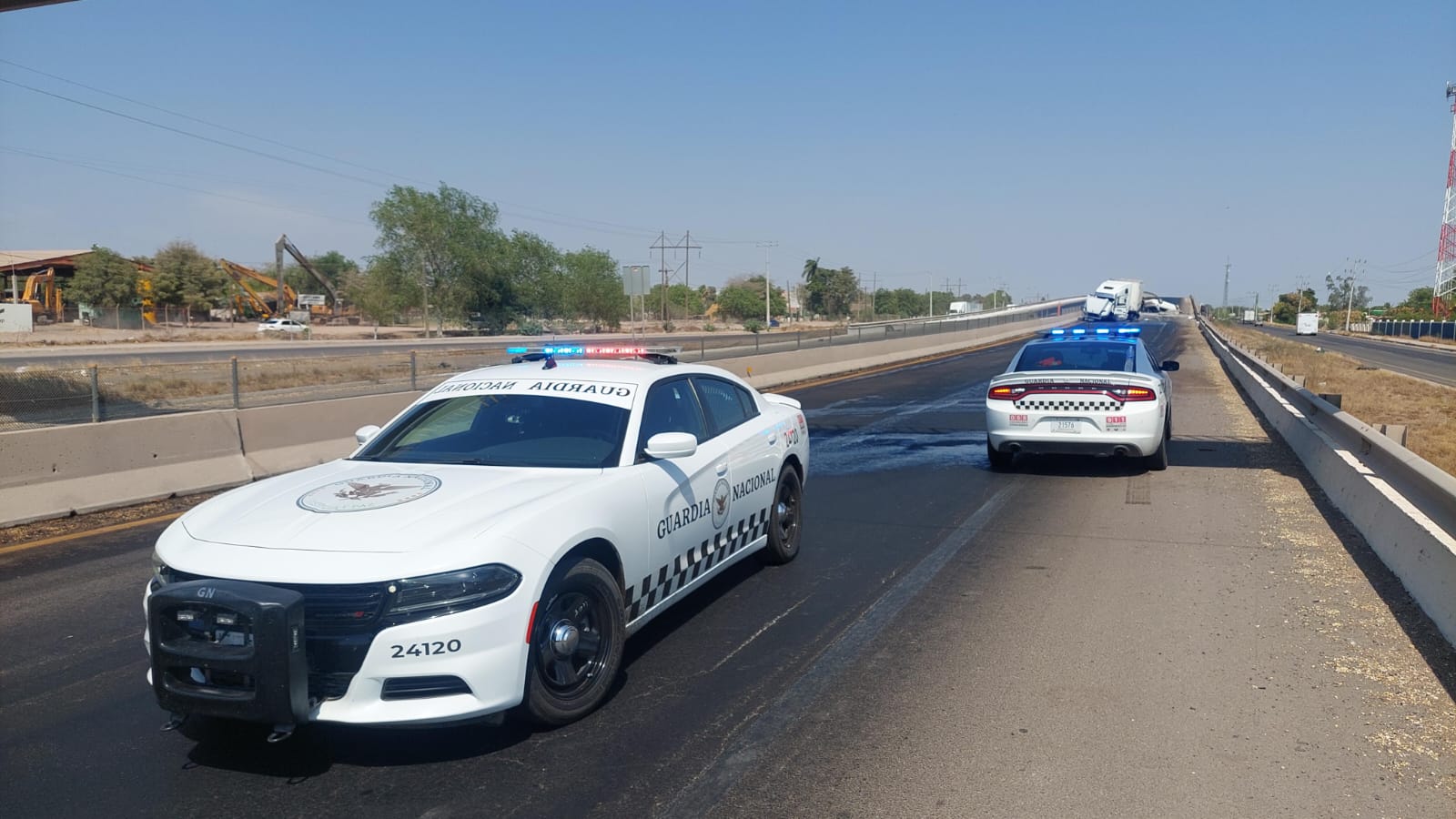 Accidente por la carretera internacional México 15
