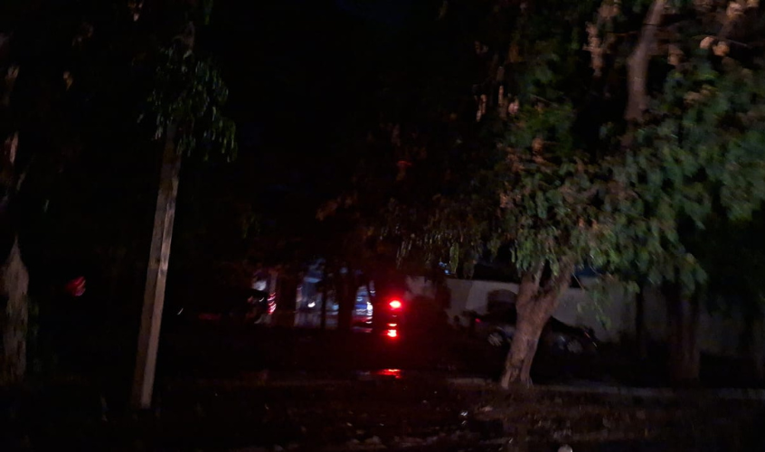 Calles de Guasave a oscuras