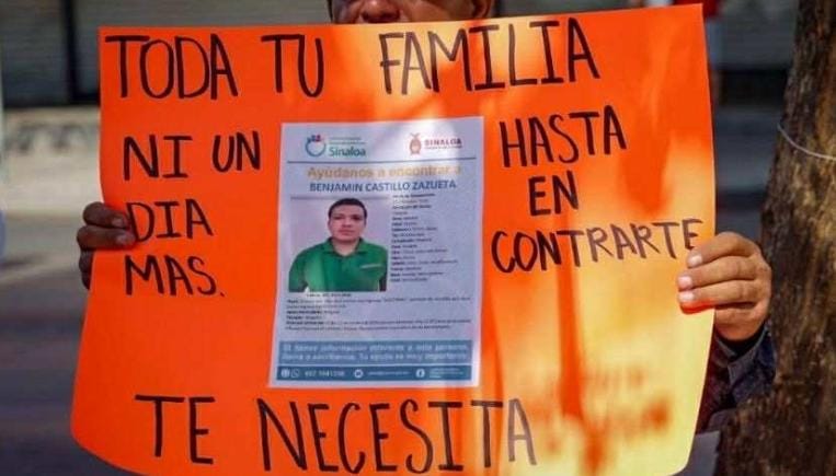Benjamín tiene casi 10 meses desaparecido en Culiacán