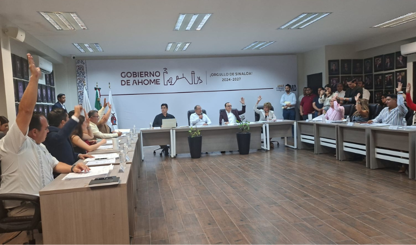Sesión de cabildo de Ahome