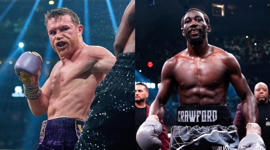 “Canelo” Álvarez y Terence Crawford calientan su pelea