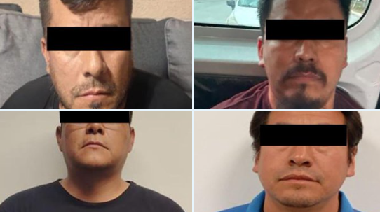 Expolicías de Puebla detenidos