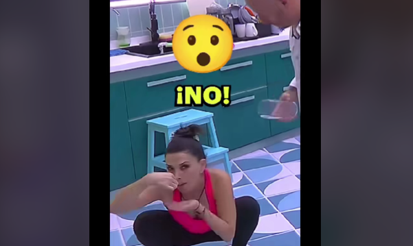 Dalilah Polanco sorprende al comer yogur del suelo en La Casa de los Famosos