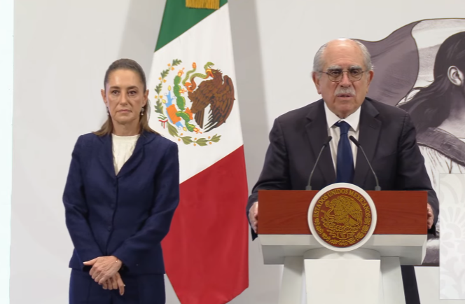 Pablo Gómez y Claudia Sheinbaum