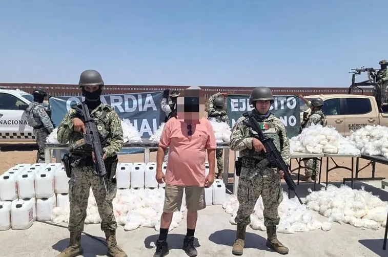 Golpe al narcotráfico en Sonora; decomisan más de 800 kilos de metanfetamina