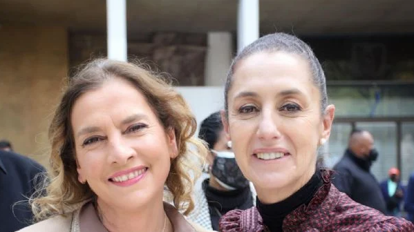 Claudia Sheinbaum Pardo y Beatriz Gutiérrez Müller
