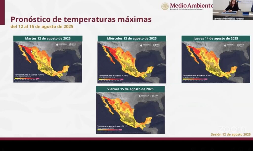 Pronóstico de temperaturas máximas