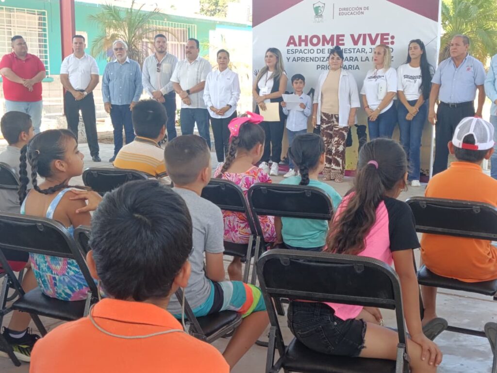 Con juegos y actividades dan banderazo a programa educativo Ahome Vive en El Jitzámuri