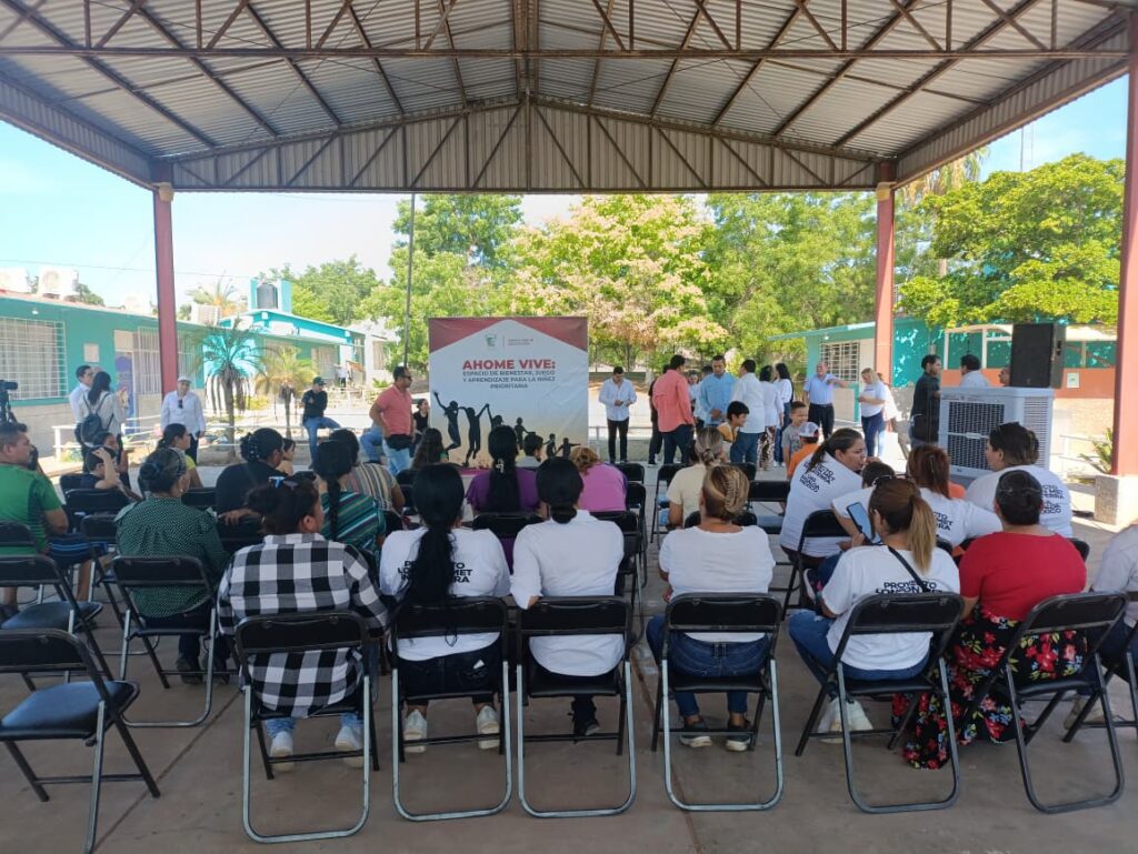 Con juegos y actividades dan banderazo a programa educativo Ahome Vive en El Jitzámuri