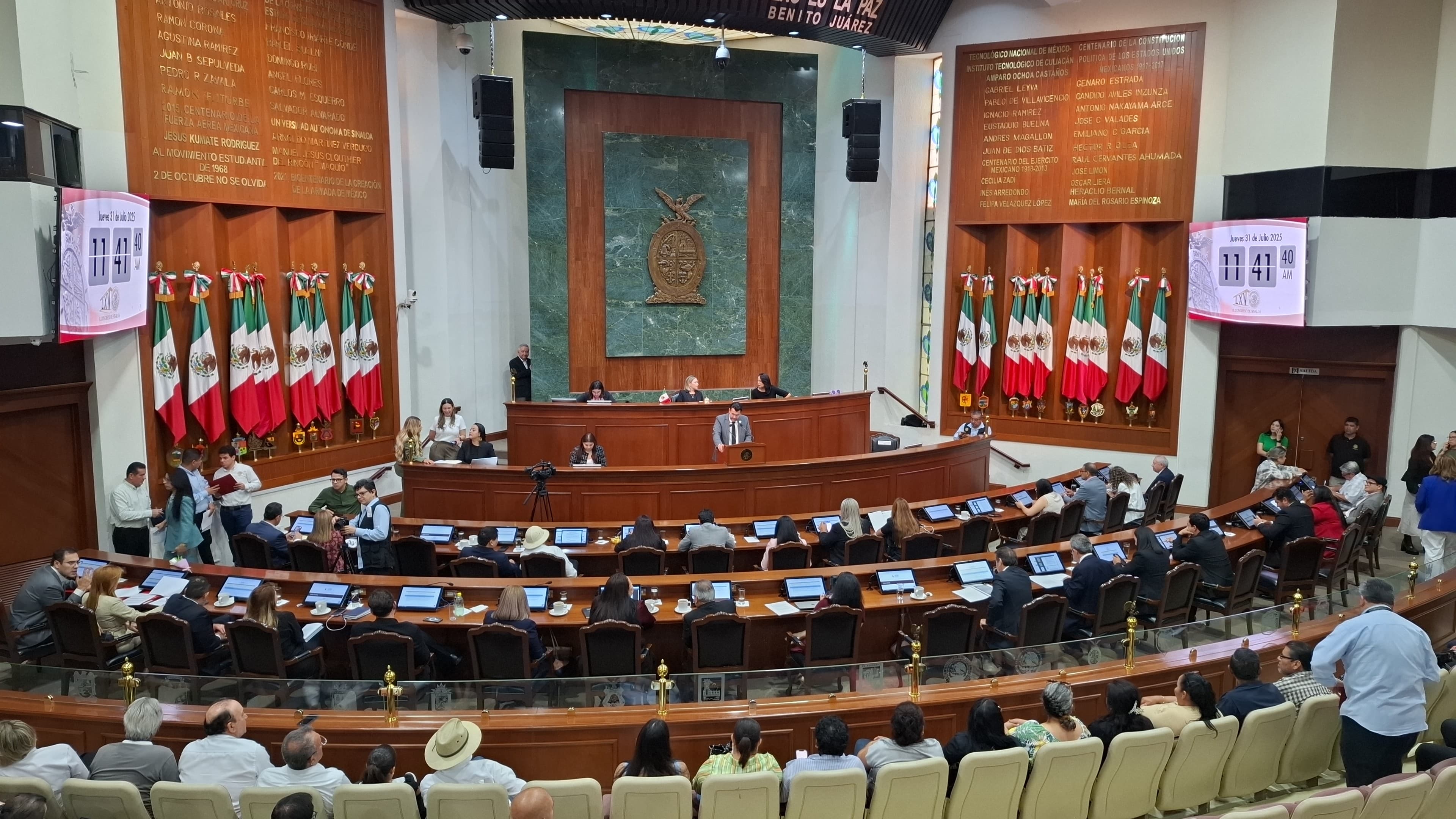 Diputados de Sinaloa presentan el avance legislativo