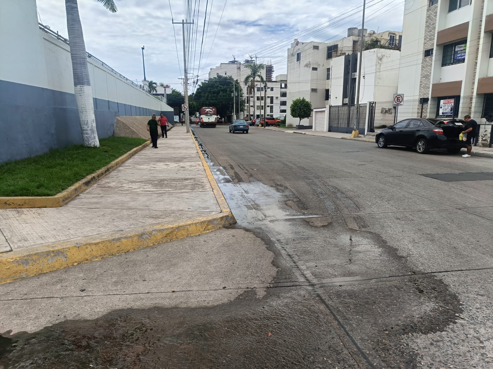 Derrame de aguas negras Mazatlán