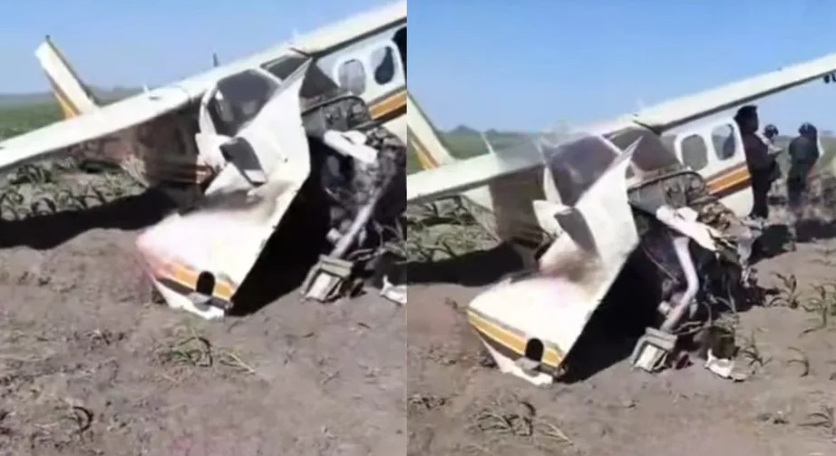 Se desploma avioneta en Reynosa, Tamaulipas; autoridades atienden posibles heridos