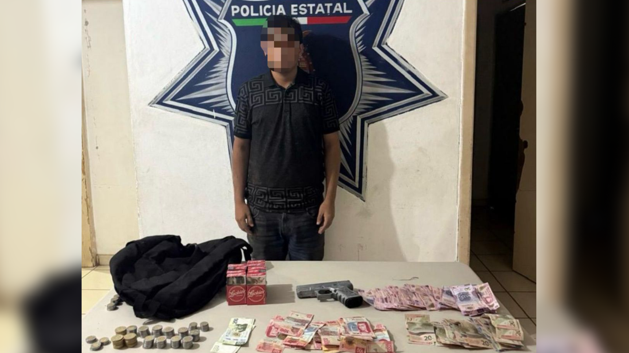 Estatales detienen a un hombre tras persecución por robo en Culiacán