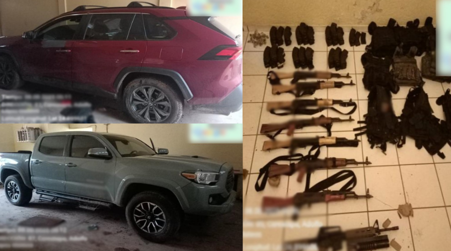 Fueron 8 personas armadas las detenidas tras fuerte operativo de la Semar en “El Tamarindo”, Culiacán