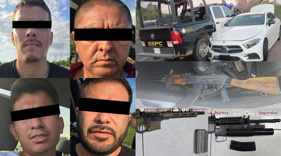 Fueron cuatro los detenidos por federales en Ahome el domingo