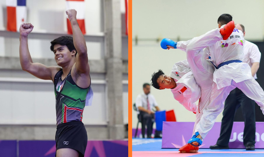 Hayato Yoshii y Aarón Rosales en los Juegos Panamericanos Junior Asunción 2025