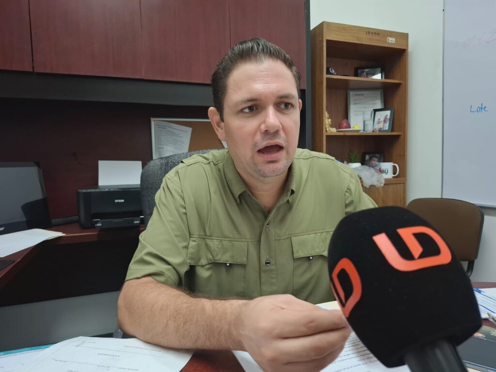 Héctor Daniel Brito Rojas, delegado de Vialidad y Transporte en Mazatlán.