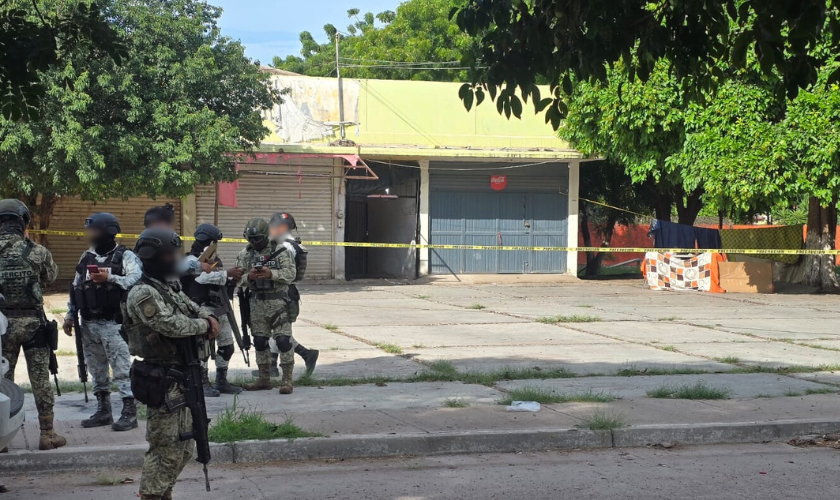 Autoridades delimitan lugar del ataque a balazos