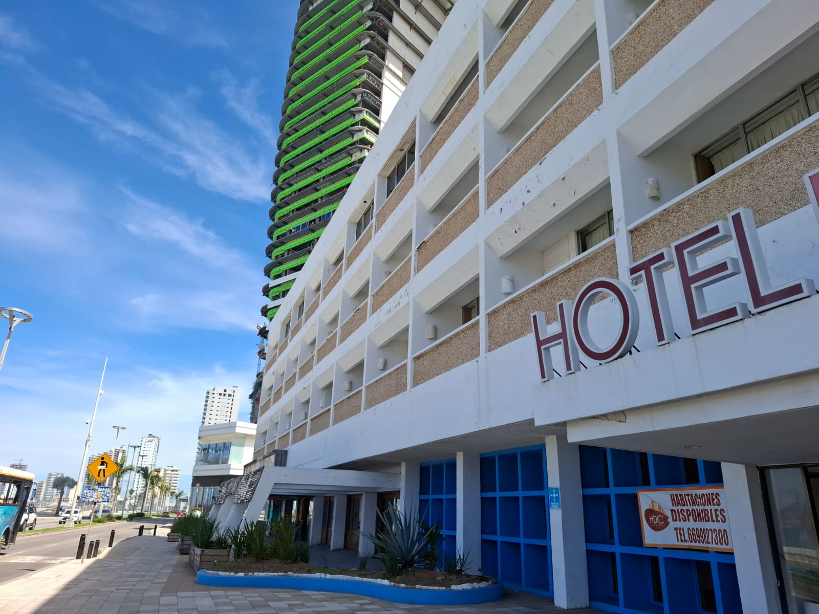 Área de hoteles en Mazatlán.