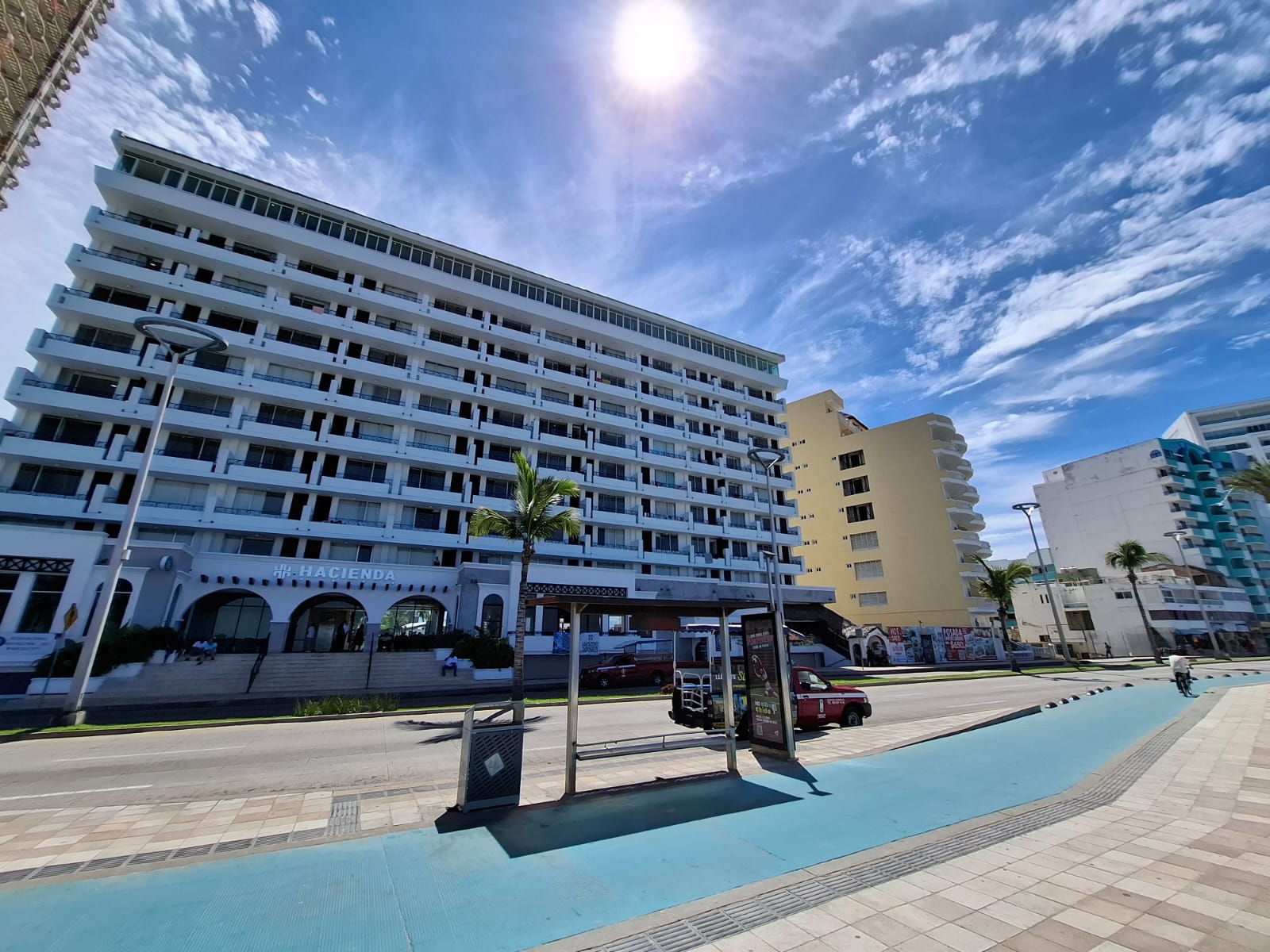 Área de hoteles en Mazatlán.