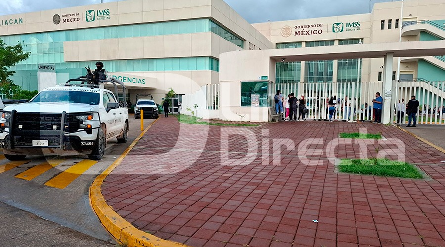 Elementos de seguridad vigilan la zona