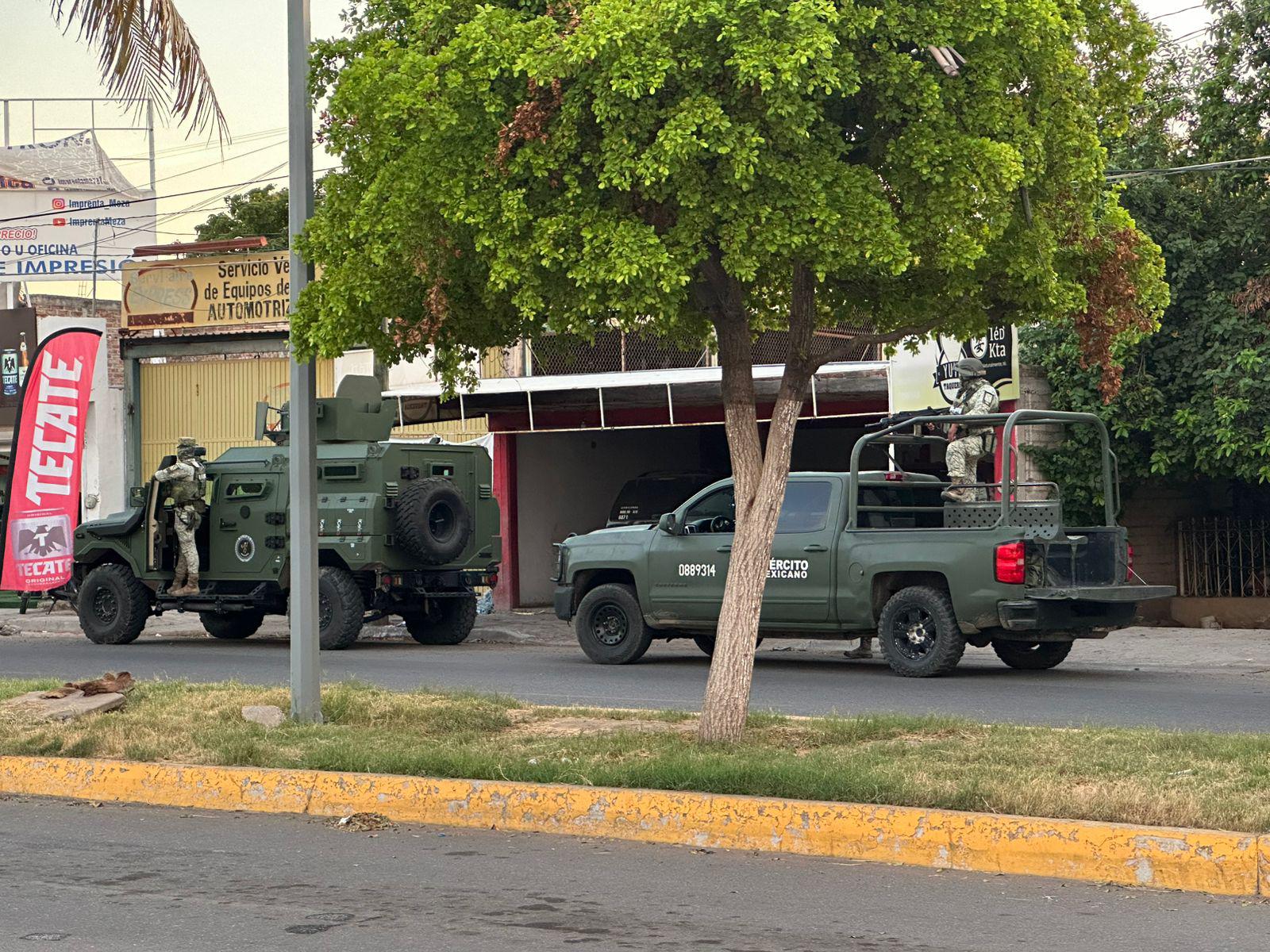 Despliegue de unidades: fuerzas federales y Ejército realizan operativo en Sinaloa municipio