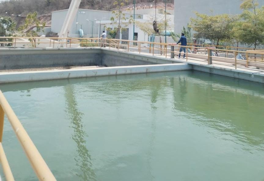 Jumapam paró la producción de agua en la Potabilizadora Miravalles