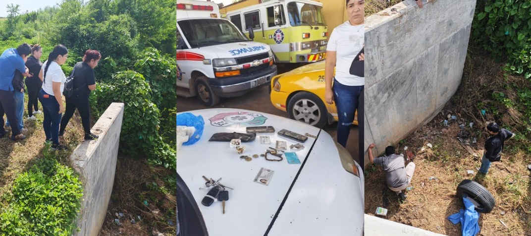Entregan pertenencias de las tres personas que perdieron la vida al caer a un arroyo en el municipio de Elota