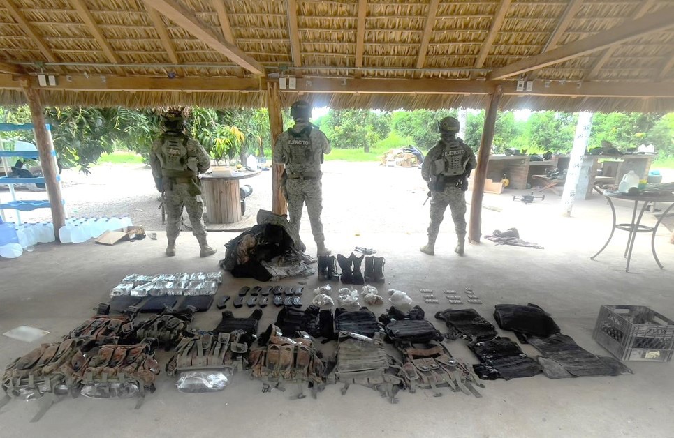 Inhabilitan campamento de la delincuencia organizada en Escuinapa
