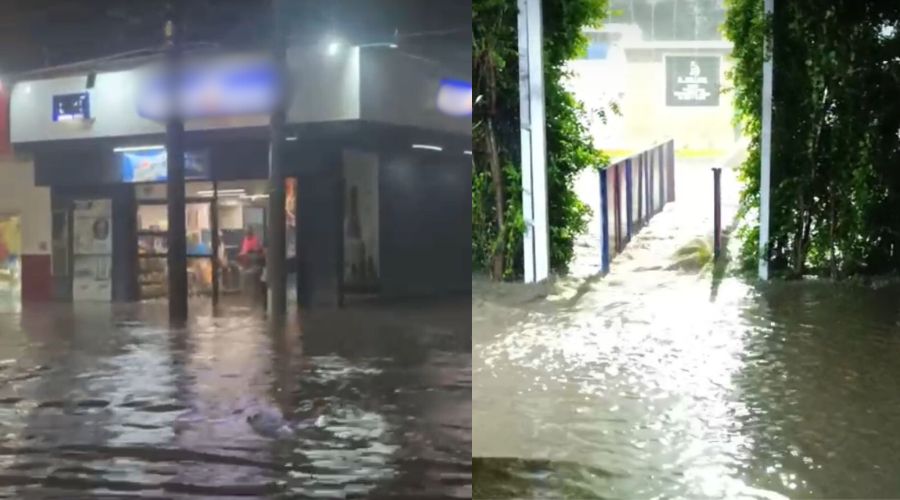 Inundaciones en El Fuerte tras lluevias