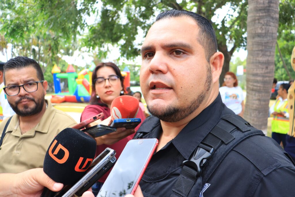 Jaime Othoniel Barrón Valdez, titular de la Secretaría de Seguridad Pública Municipal en Mazatlán.