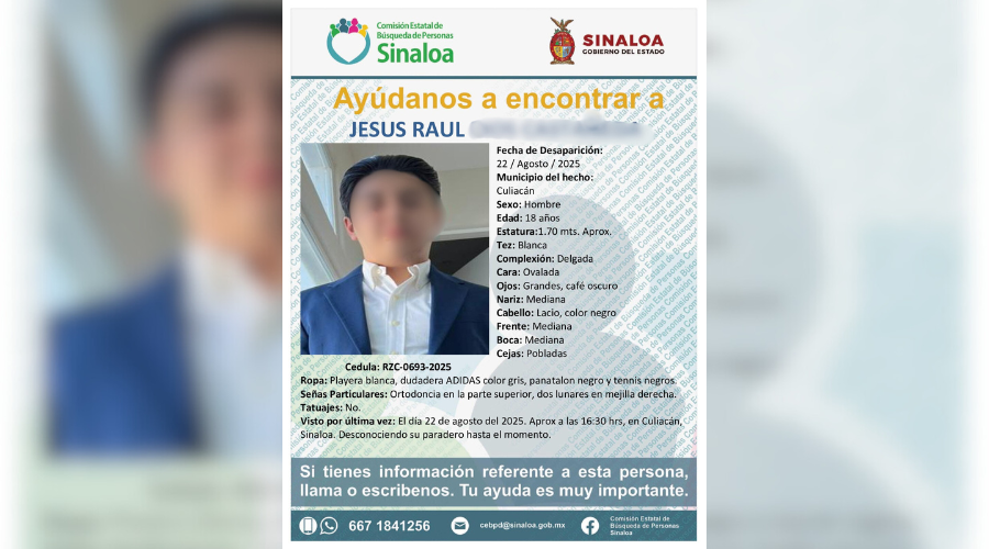 La familia de Jesús confirmó que fue localizado con vida