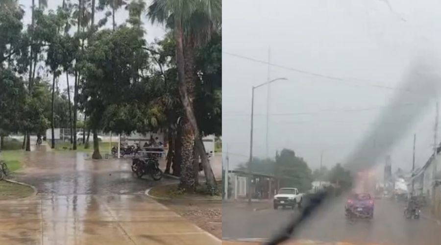 Las primeras lluvias del día caen en Eldorado y Angostura