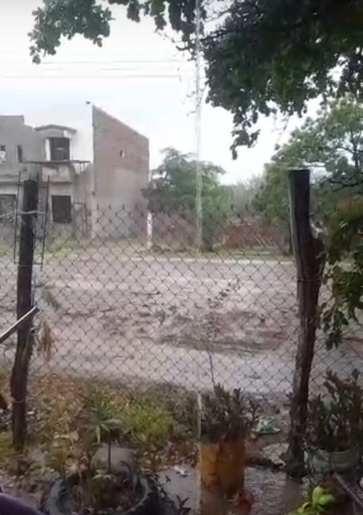 Precipitaciones en el norte de Sinaloa.