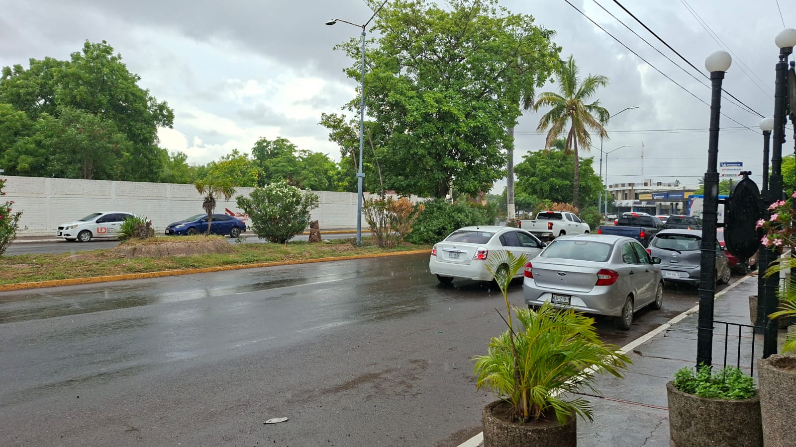 Llovizna refresca a Guasave
