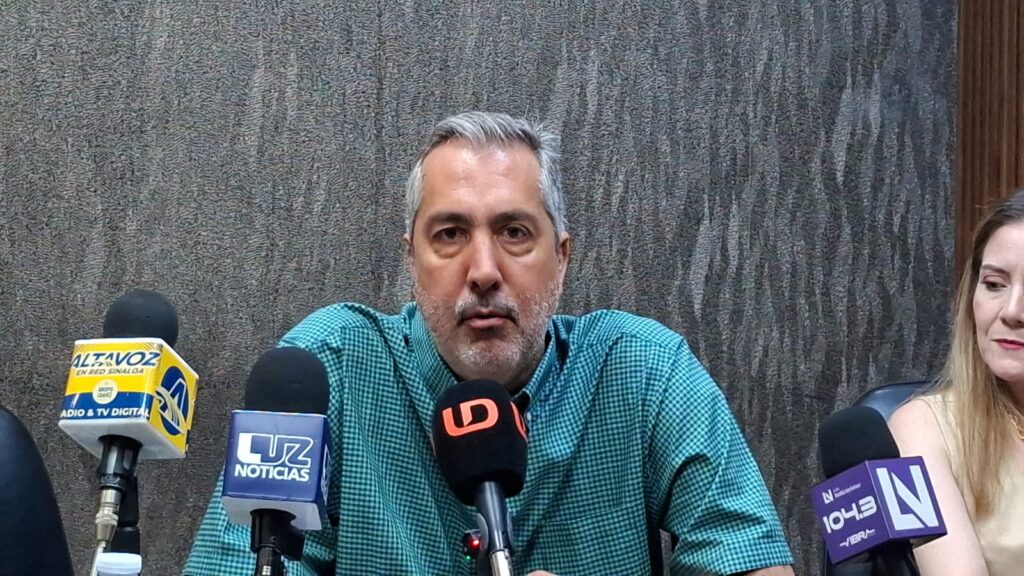 Luis Xavier Zazueta Ibarra, presidente de la Asociación de Agricultores del Río Fuerte Sur (AARFS).