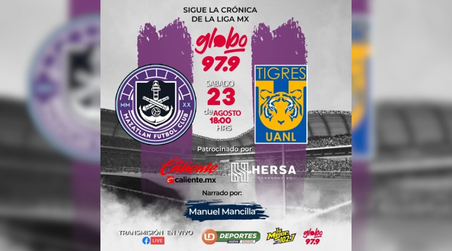 Mazatlán FC se enfrentará a Tigres