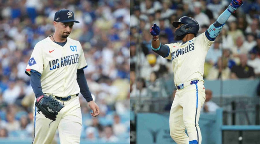 Blake Snell y Teoscar Hernández comandan blanqueada de Dodgers sobre Padres en MLB