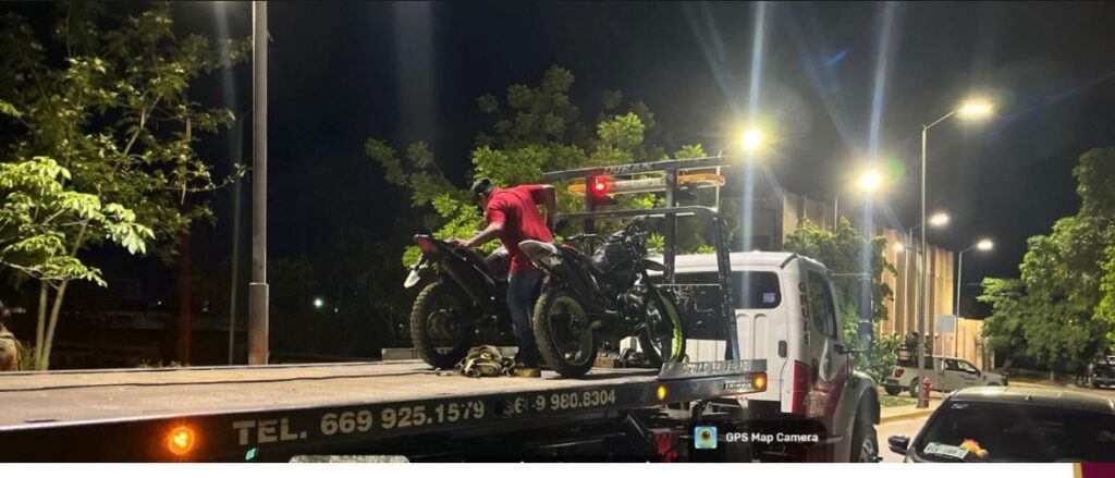 Marinos y tránsitos recuperan seis motocicletas en Mazatlán