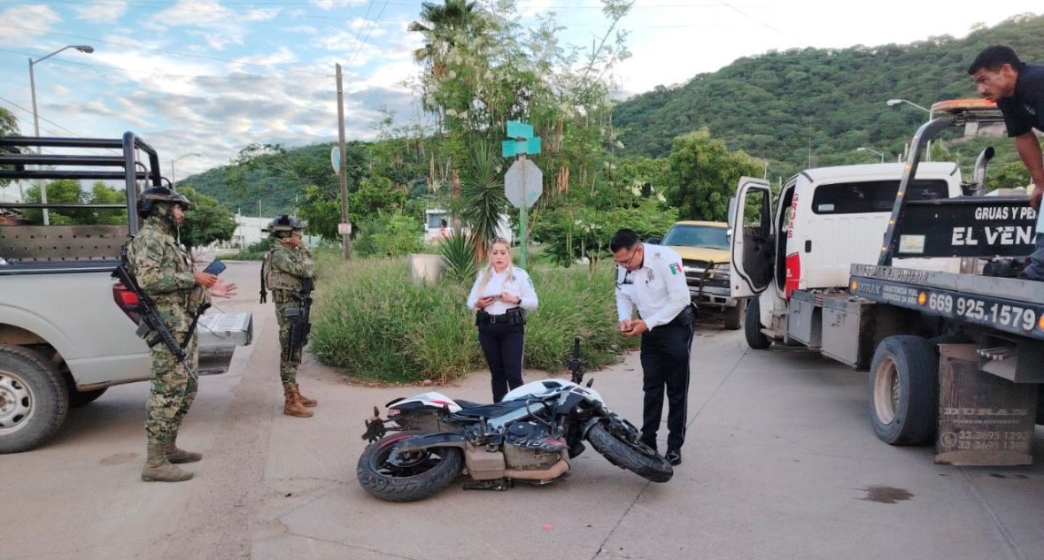 Marinos y tránsitos recuperan seis motocicletas en Mazatlán