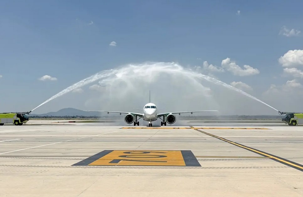 ¡Del AIFA A Tulum! Méxicana de Aviación realiza su primer vuelo comercial con el modelo Embraer
