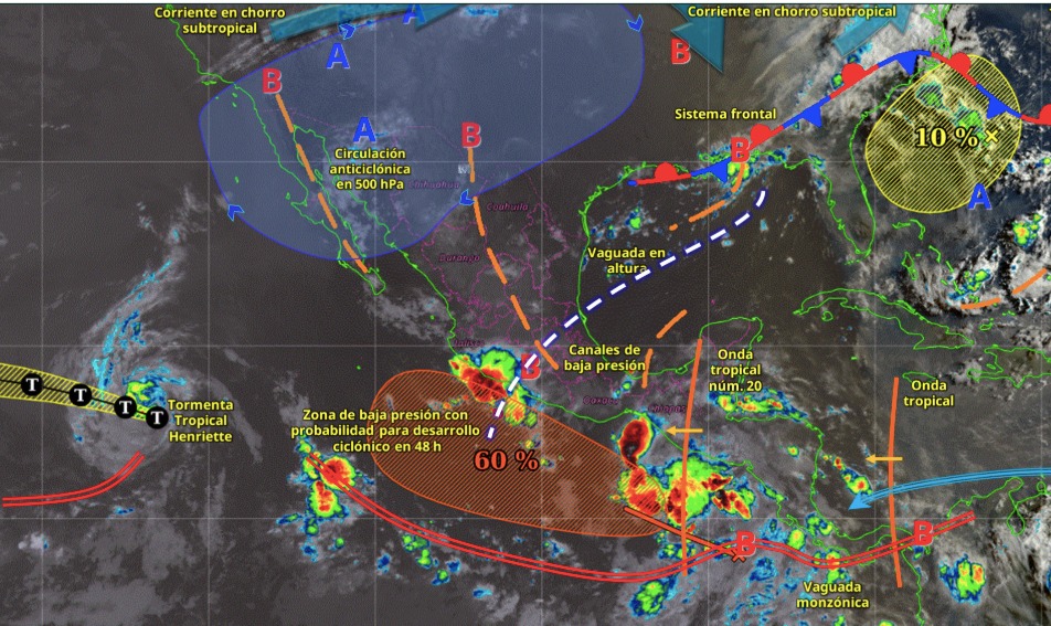 México entre tormentas y temperaturas extremas