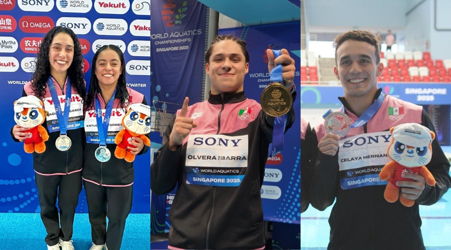 México gana ocho medallas en el Mundial de Singapur y rompe su propio récord