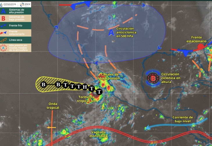 México inicia el fin de semana con lluvias intensas en el noroeste y calor extremo en el norte