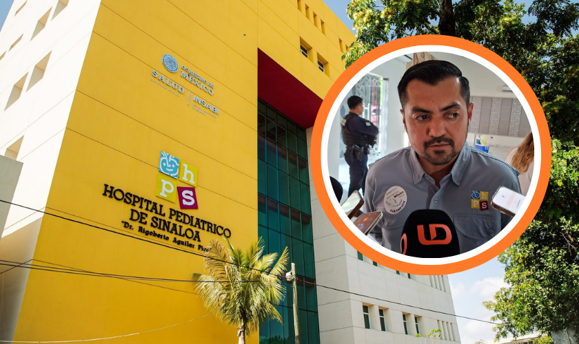 Mijaíl Suárez Arredondo, director del Hospital Pediátrico de Sinaloa