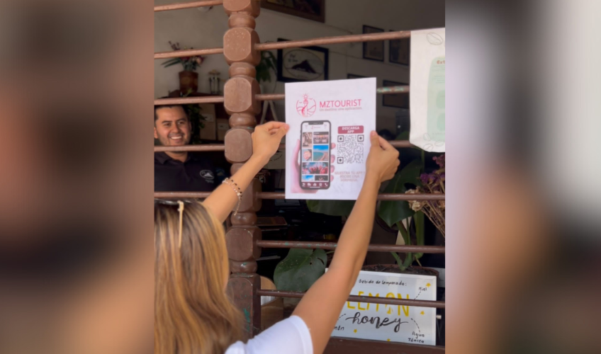 Campaña de difusión de la aplicación Mztourist App