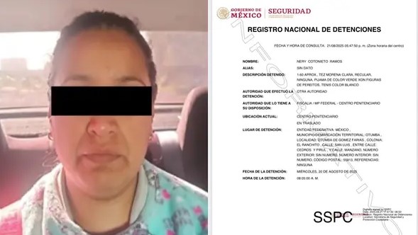 Dictan prisión preventiva a Nery “N”, presunta implicada en homicidio de los colaboradores de Brugada