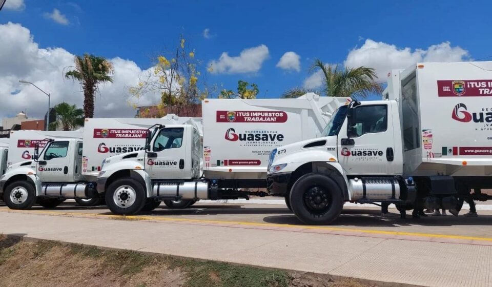 Camiones recolectores de basura de Guasave