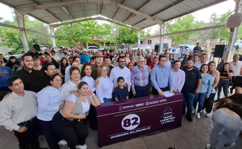 Entrega de obras en la sindicatura de Tacuichamona